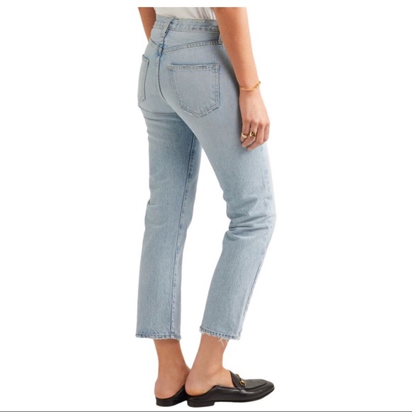 Current/Elliott High Rise Original Straight Jeans - Picture 3 of 3